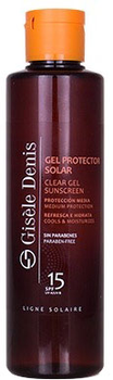 Żel przeciwsłoneczny Gisele Denis Clear Gel Sunscreen SPF15 200 ml (8414135857583)