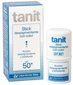 Сонцезахисний крем Laboratorios Vinas Tanit Stick Depigmenter With Colour SPF50 4 г (8470001817136)