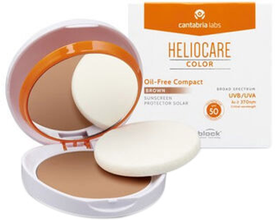 Крем-пудра Heliocare Color Oil Free Compact Make Up SPF50 Brown 10 г (8470002029224)