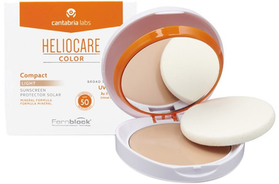 Kremowy puder Heliocare Color Compact Make Up SPF50 Light 10 g (8470002367036)