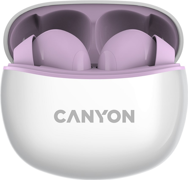 Бездротові навушники Canyon TWS-5 Purple (CNS-TWS5PU)