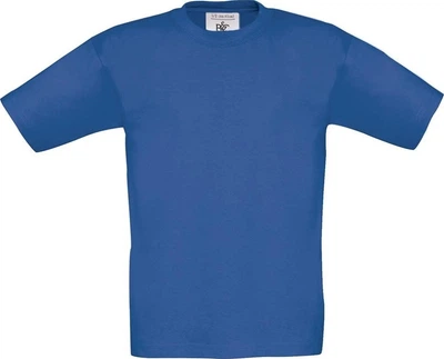 Футболка дитяча B&C Exact 150 Яскраво-синя 7-8 років 128 см