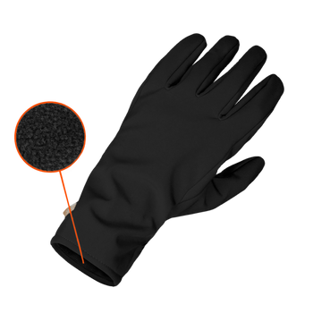 Перчатки тактические полевые универсальные рукавицы для охотников и силовых структур M Черный (SK-N880MS)