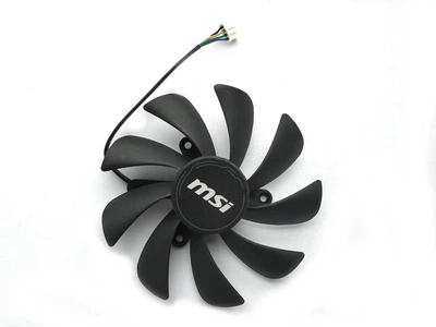Вентилятор для видеокарты MSI GTX 1660 TI RTX 2060 2070 3050 3060 Ti AERO (orgnl) 95 мм ONG HUA HA10015H12SB-Z (GFM10012H12SPA XY-D10015SH XY-D10015BH)(№317.1)