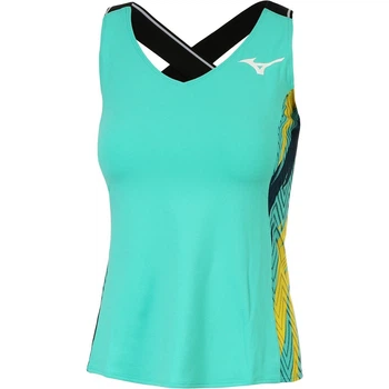 Женская майка MIZUNO Printed Tank бирюзовый (XS) 62GA2201-13 XS