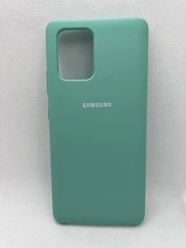 Чехол Silicone Cover для Samsung Galaxy S10 Lite Бирюзовый