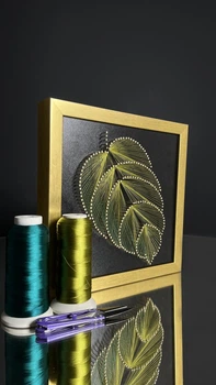 Набір для творчості та рукоділля String Art «Leaf 30х30» EX-023 Art Millennium