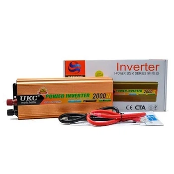 Перетворювач напруги, автомобільний інвертор 12V 2000W AC/DC SSK, Power Inverter