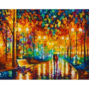 Алмазная мозаика ColorArt Осенний парк 40х50см SP055