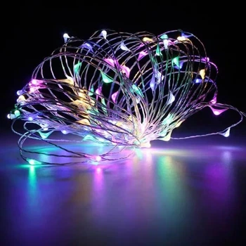 Гирлянда роса 100 LED 10 м RGB RD-9024 + контроллер (9024RDGRLNDC27) (9024RDGRLNDC27) CLS55