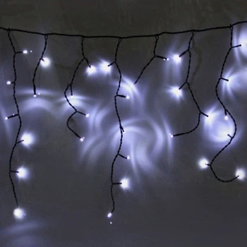 Гирлянда уличная бахрома 30/50/70см RD-7115 120 LED 4 м (флеш) Белый (7115RDVLGRLNDC20) ICL44