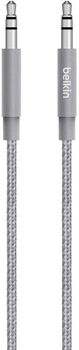 Kabel Belkin Mixit Up Metaliczny kabel AUX Szary (AV10164BT04-GRY)
