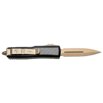 Нож Microtech Daytona Double Edge Bronze CF Inlay (126-13CFIS)