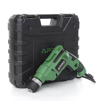 Дриль APRO 550Вт(3200 об/мин, щеточная, Реверс) в кейсе