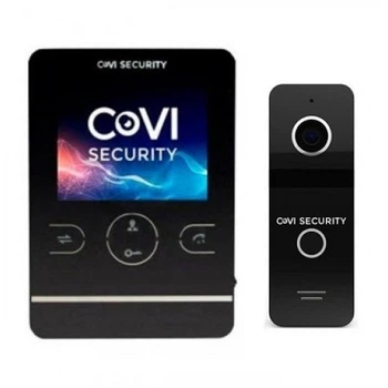 Комплект домофона CoVi Security HD-02M-B + Iron Black