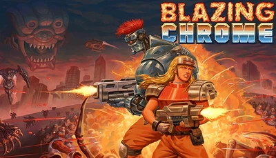 Игра Blazing Chrome для ПК (Ключ активации Steam)