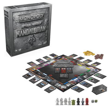 Монополия Звездные Войны Мандалорец Monopoly Star Wars The Mandalorian Hasbro F1276