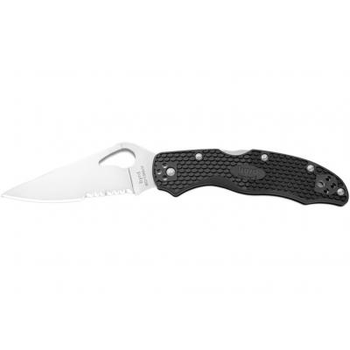 Нож Spyderco Byrd Harrier 2 FRN полусеррейтор (BY01PSBK2)