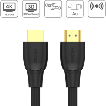 Kabel Unitek High Speed HDMI - HDMI 2.0 4K 20 m (C11046BK)