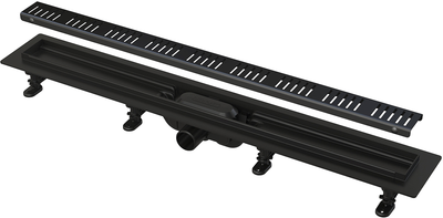 Трап для душу лінійний ALCA PLAST APZ10-650 Black