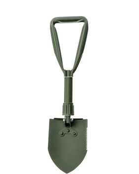 Туристическая лопата многофункциональная Shovel 009, мини лопата для кемпинга, саперная лопата. Цвет: зеленый