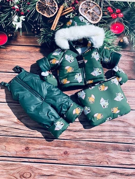 Зимовий комбінезон для малюків 0-2 роки Look Том і Джеррі 56-86 см зелений