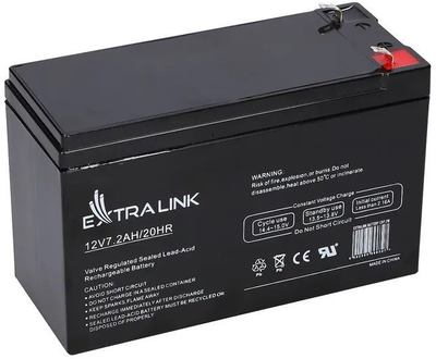 Аккумуляторная батарея EXTRALINK AGM 12V 7.2Ah (EX.6327)