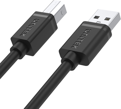 Кабель Unitek USB 2.0 AM-BM 3 м Black (Y-C420GBK)