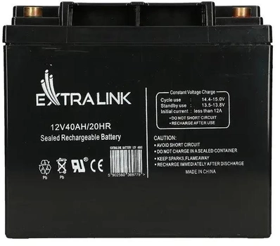 Аккумулятор EXTRALINK AGM 12V 40Ah (EX.9779)