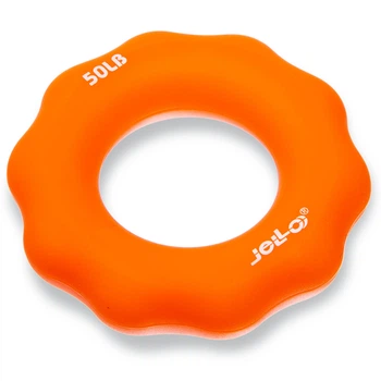 Эспандер кистевой силиконовый Zelart Jello 1786 нагрузка 50LB Orange
