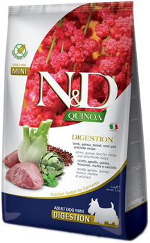 Сухий корм для дорослих собак Farmina N&D Functional Quinoa Digestion Lamb 2.5 кг (8010276040060)