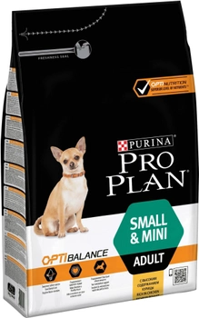 Karma sucha dla psów dorosłych Purina Pro Plan Adult small, mini z smakiem kury 3 kg (7613035114920)