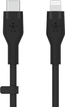 Kabel Belkin USB-C - Lightning Silikon 2 m Czarny (CAA009BT2MBK)