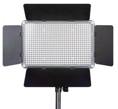 Светодиодный прожектор LED-U600 RGB 3200К - 5500К + remote + tripod 2.1m Черный (770604)