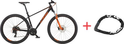 Велосипед KTM CHICAGO 292 29" рама XL/53 2023 матовый Черный (9008594450103) + подарок Замок XLC Yakuza Plus комбинированный Ø8 мм / 800 мм (2502334865)