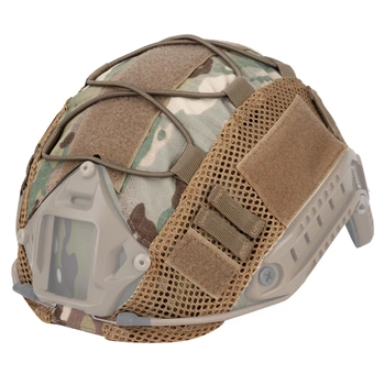 Кавер на шлем | чехол на каску тактический военный Fast Helmet Cover Мультикам CP (148890CP)