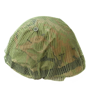 Маскувальна сітка на шолом каску Brotherhood тактична для ВСУ темно-зелений