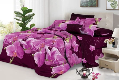 Євро комплект постільної білизни Vital - Textile Бязь 3D Premium 200х220 см (BPe-268-00)