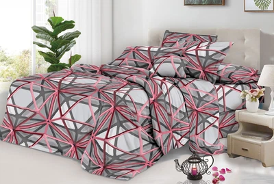 Євро комплект постільної білизни Vital - Textile Бязь 3D Premium 200х220 см (BPe-279-00)
