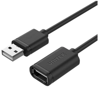 Przedłużacz Unitek Y-C450GBK USB 2 m Czarny (Y-C450GBK)