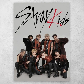 Плакат постер CupKit "Stray Kids / Стрей кидс" №3 А4 21х29,7 см