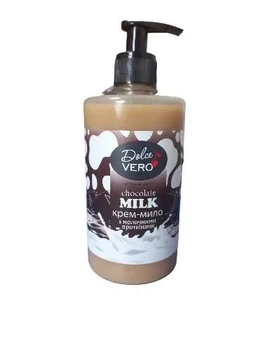 Крем-мило Dolce Vero CHOCOLATE Milk із молочними протеїнами 500 мл (118467)