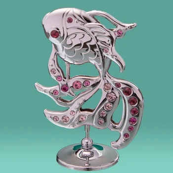 Фігурка Crystocraft зі стразами Swarovski Рибка 9х9 см 10413-001SL