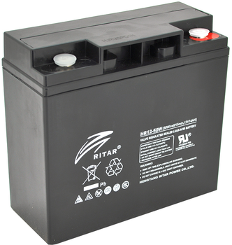 Аккумуляторная батарея Ritar HR1250W 12V 14Ah AGM (YT31257)