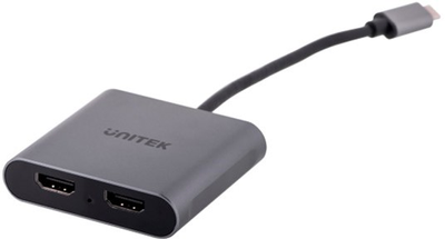 Адаптер Unitek USB-C to 2x HDMI 4K MST (V1404B)