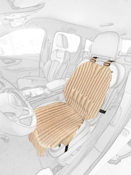 Ортопедические&nbsp;био накидки EKKOSEAT на автомобильное кресло. Бежевые.Mini19