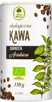 Кава арабіка та робуста зерна Dary Natury Kawa Arabika I Robusta Ziarno Eko 150 г (5902741009418)