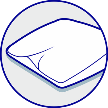 Профілактична подушка для сидіння з ефектом пам'яті 41*38*9 см, подушка проти геморою Olvi J2511