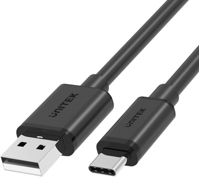 Кабель Unitek USB-A 2.0 - USB-C 1.5m C14067BK