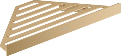 Полка для ванной HANSGROHE AddStoris 41741140 угловая бронзовая матовая